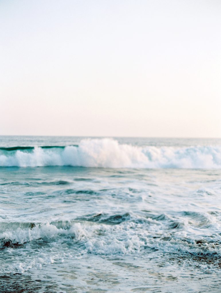 Waves crash at El Matador beach in Malibu. Photo by portrait photographer Daniele Rose