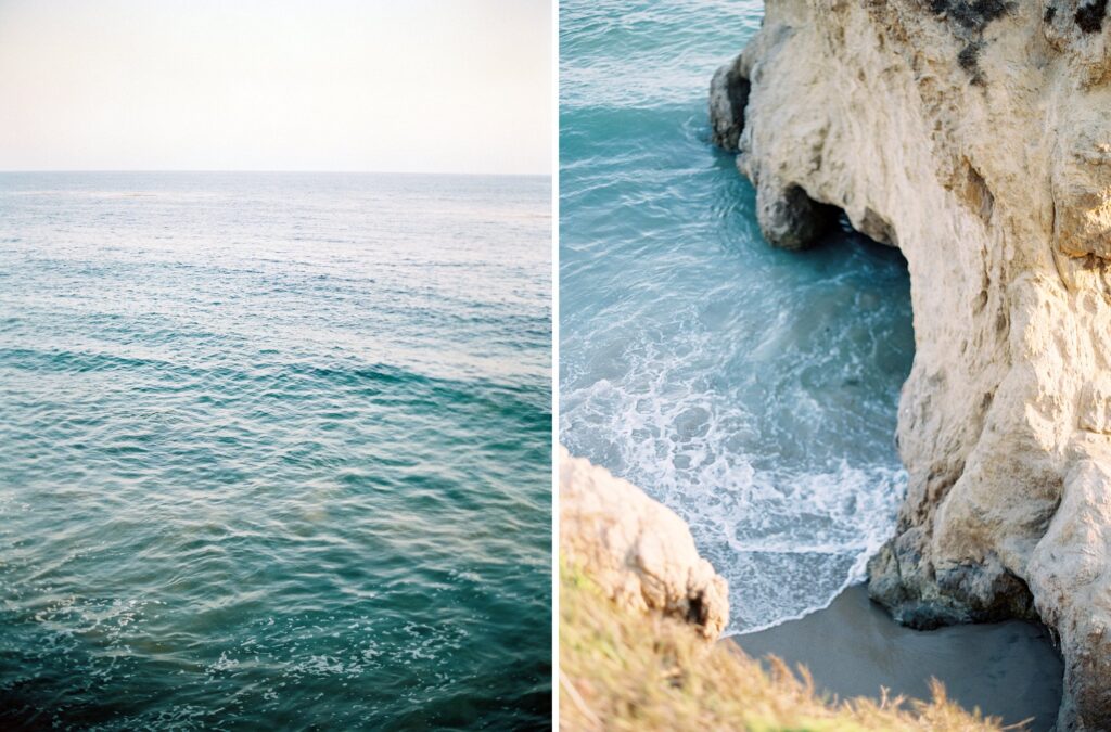 Photos of the overlook at El Matador Beach in Malibu, California